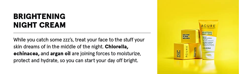 ACURE CREAM,BRIGHTENING NIGHT