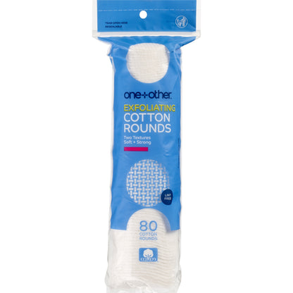 SS COTTON RND EXFOLIATING 80CT