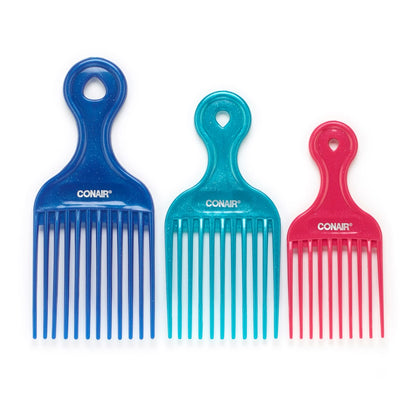 CONAIR Styling Essentials Lift & Section Rubber Tail Comb