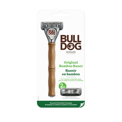 BULLDOG NATURAL SKINCARE RAZOR,BAMBOO,ORG
