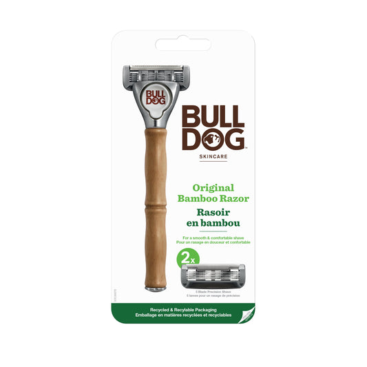 BULLDOG NATURAL SKINCARE RAZOR,BAMBOO,ORG