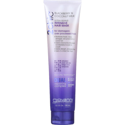 GIOVANNI HAIR CARE PRODUCTS 2CHIC,HAIR SERUM,BLKBRY