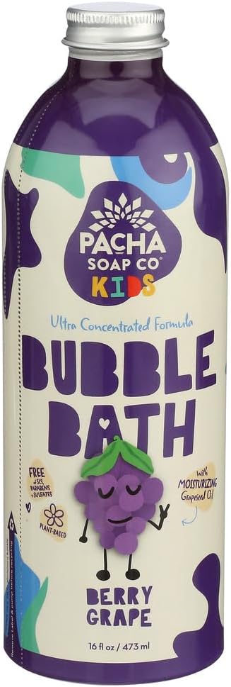Pacha Soap Co BUBBLE BATH, BERRY GRAPE