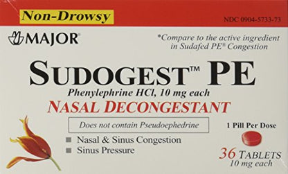 SUDOGEST 12HR TB 120MG 10 MS ER.