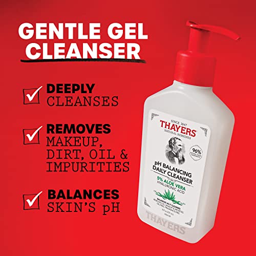 Thayers pH Balancing Gentle Face Wash with Aloe Vera, 8 oz