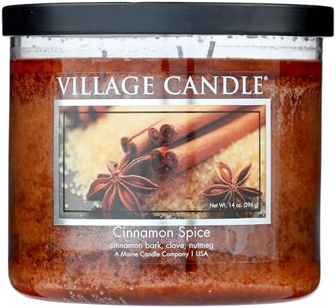 Village Candle Medium Bowl Candle - Cinnamon Spice