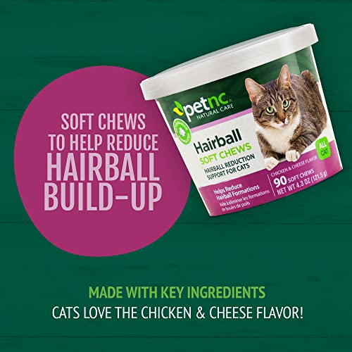 PETNC HAIRBALL CW 90EA CHKN/CHS