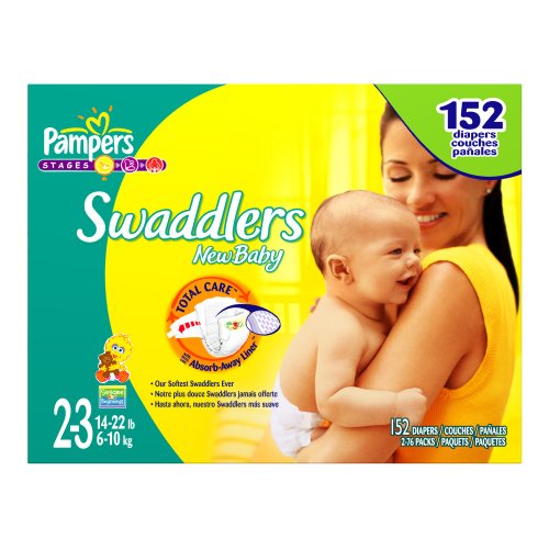 PAMPERS SWADDLERS BF 22 JMBO S4