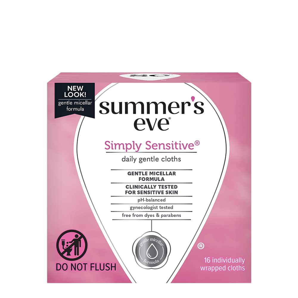 SUMMERS EVE SMPLY SENS CLOTH WPE 12CT