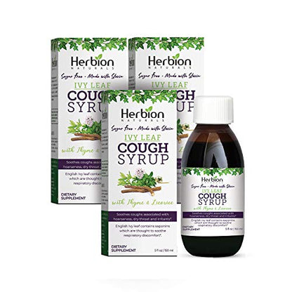 HERBION NATURALS COUGH SYRUP,IVY LEAF,THYM
