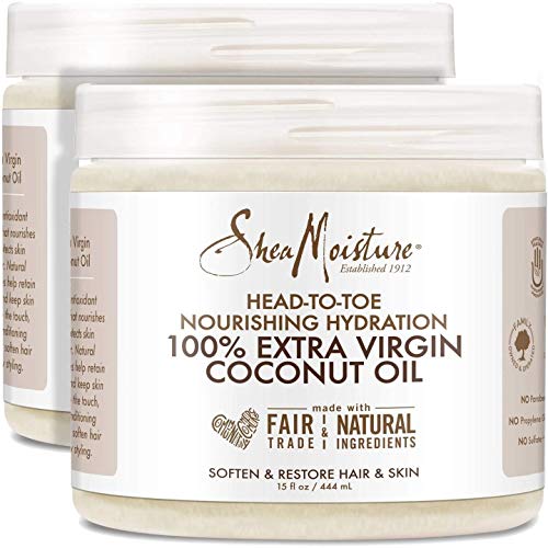 Shea Moisture 100% Xtra-Virgin Coconut Oil 15oz Head-To-Toe