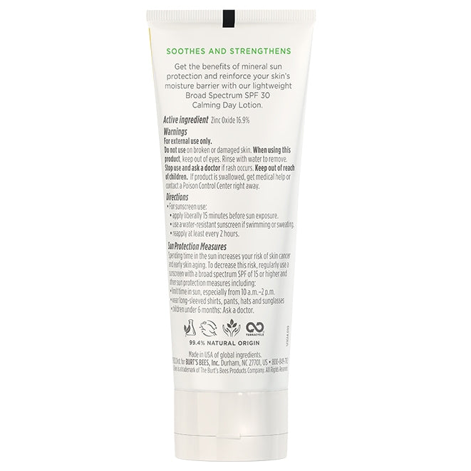 Burt's Bees Sensitive Solutions Calming Day Lotion With SPF 30, 1.8 oz