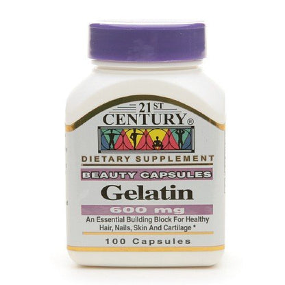 GELATIN 600MG CAP 100CT 21ST CENTURY