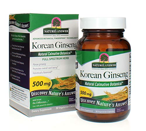NATURE'S ANSWER GINSENG,AMERICAN ROOT