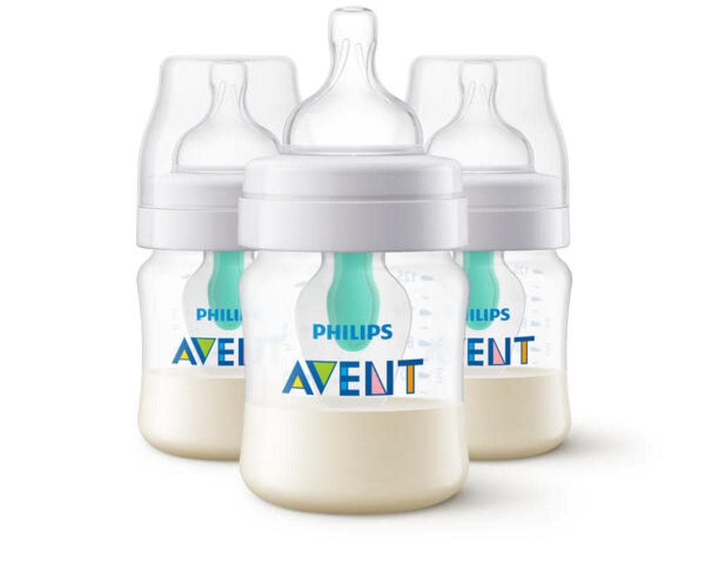 Philips Avent Anti-Colic Baby Bottle with AirFree Vent, 4oz