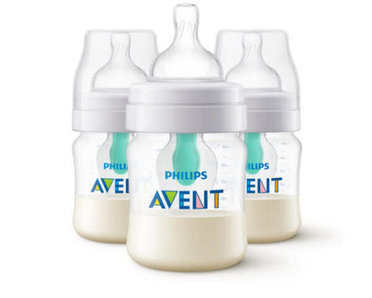 Philips Avent Anti-Colic Baby Bottle with AirFree Vent, 4oz