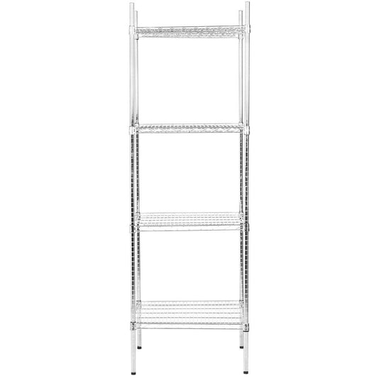 WIRE SHELF 24"X42" CHROME 4 CT DS