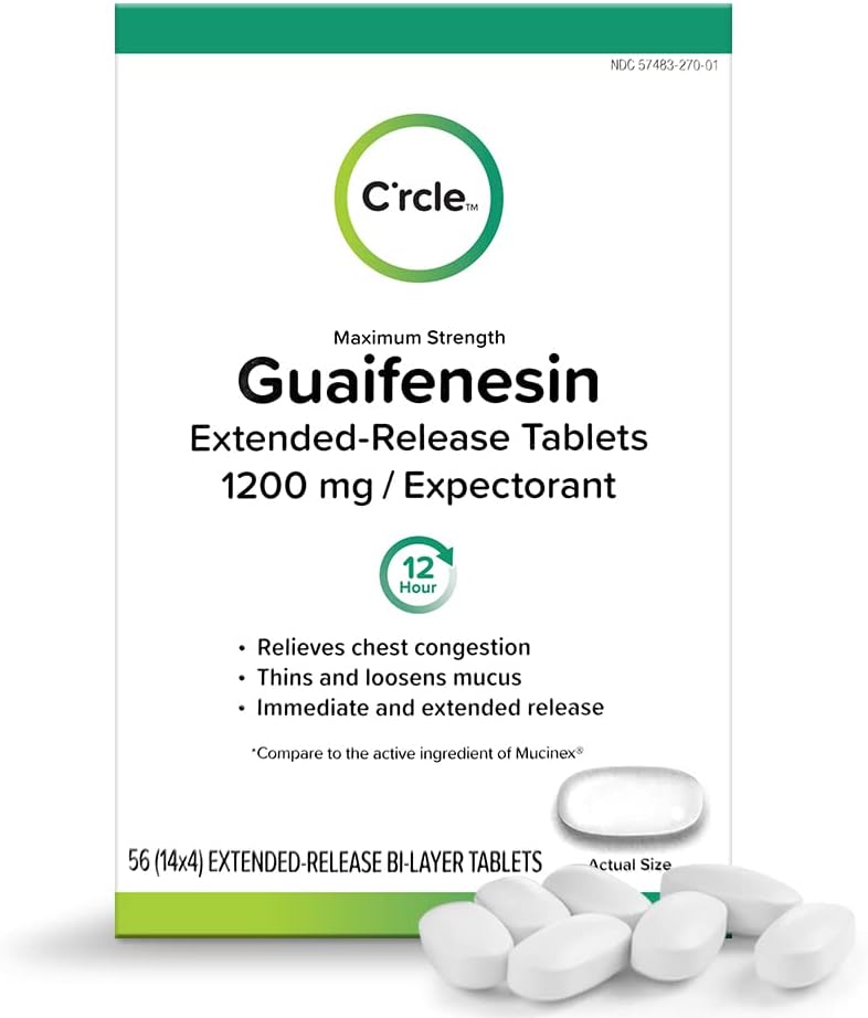 GUAIFENESIN 1200 MG ER TAB 28