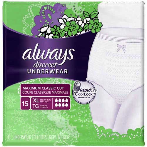 ALWAYS DISCREET MAX REGULAR 3X48CT