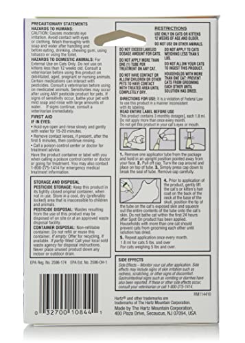 Hartz UltraGuard Plus Drops for Cats Over 5 Pounds, 3 count
