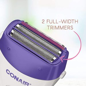 CONAIR Satiny Smooth Dual Foil Wet/Dry Rechargeable Shaver