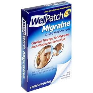WELLPATCH MIGRAINE COOLING PATCH 4CT