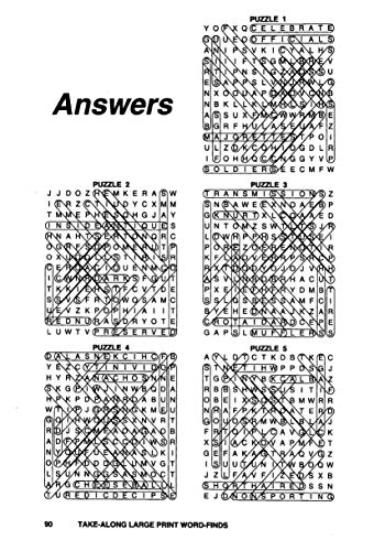 Kappa Take-Along Large Print Word-Finds Puzzles Volume 69