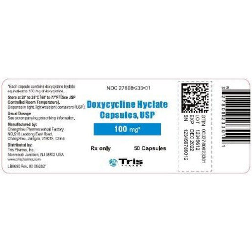 DOXYCYCLINE HYCL TB 50MG 60
