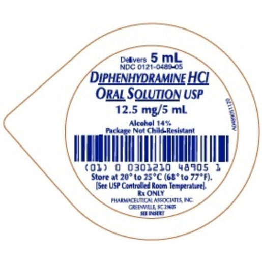 DIPHENHYDRAMINE SL12.5MG/5 473ML