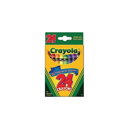 CRAYOLA CRAYONS 24 REGULAR