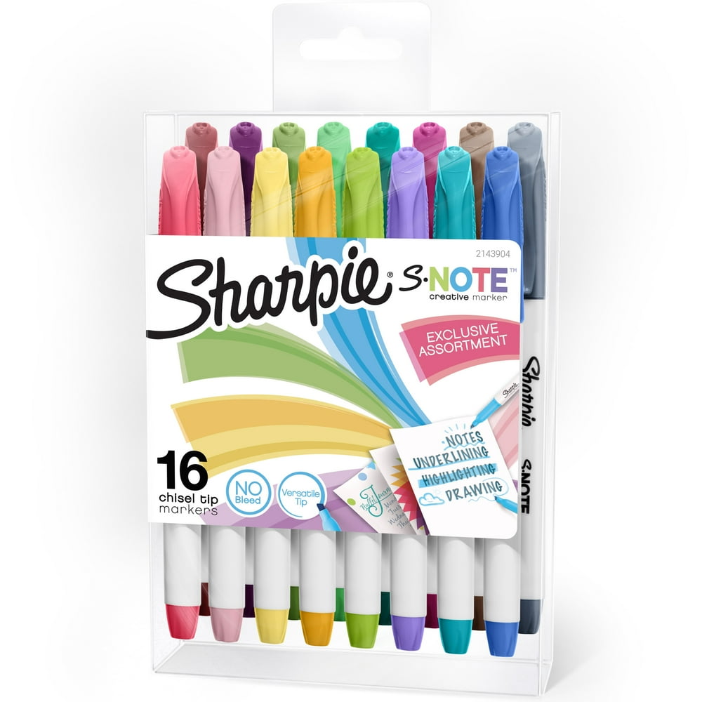 Sharpie S-Note Creative Markers, 6 count