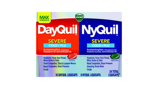 DAYQUIL/NYQUIL COLD & FLU LCP 16CT+8CT