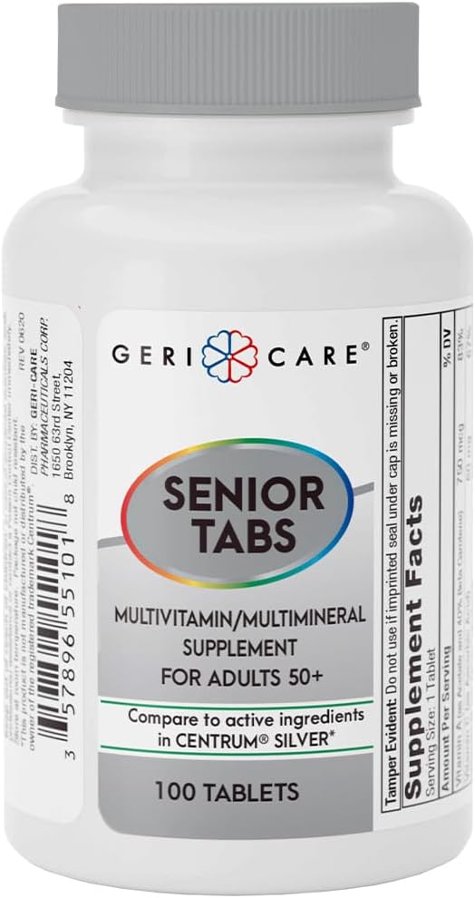 MULTI VITAMINS IRON TAB 1000CT GERICARE