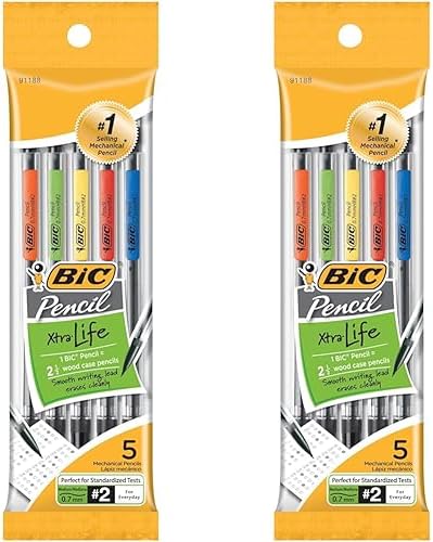 BiC Xtra Life Mechanical Pencils, 5 count