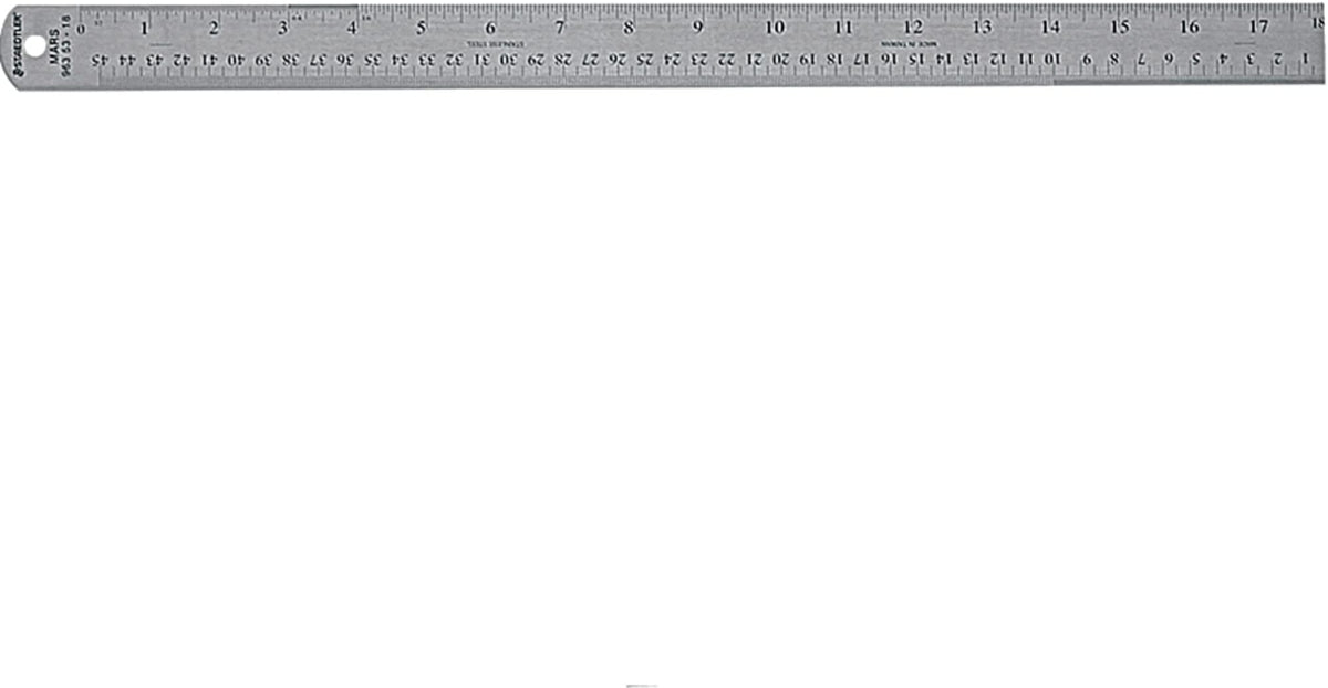 Staedtler Stainless Steel 18" Ruler