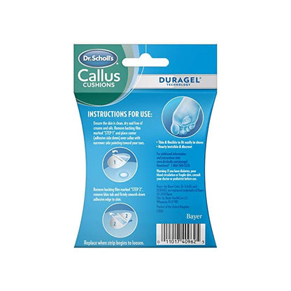 DR SCHOLLS CALLUS RMVR HYDRGL CUSHN 4CT
