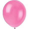 Unique 12" Latex Balloons, 10 count - Bubblegum Pink