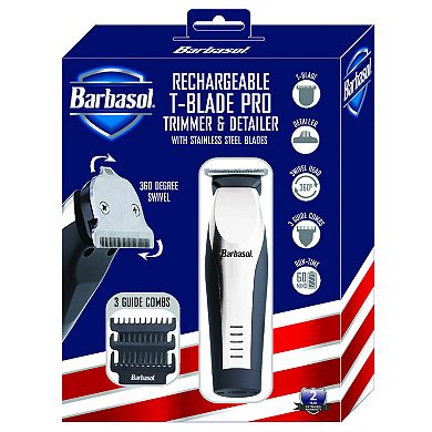 Barbasol Trimmer T-Blade Pro Trimmer/Detailer Rechargeable