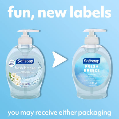 SOFTSOAP LQ 7.5OZ FRESH BREEZE