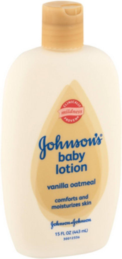 JOHNSONS BABY VANILLA OATMEAL LOT 16.9OZ