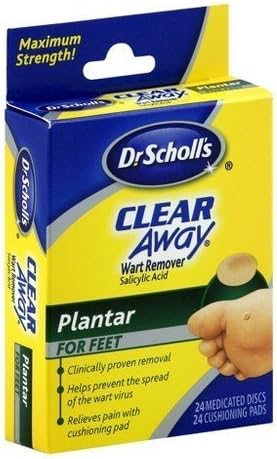DR SCHOLLS CLEAR AWAY PLANTR PTCH 24CT