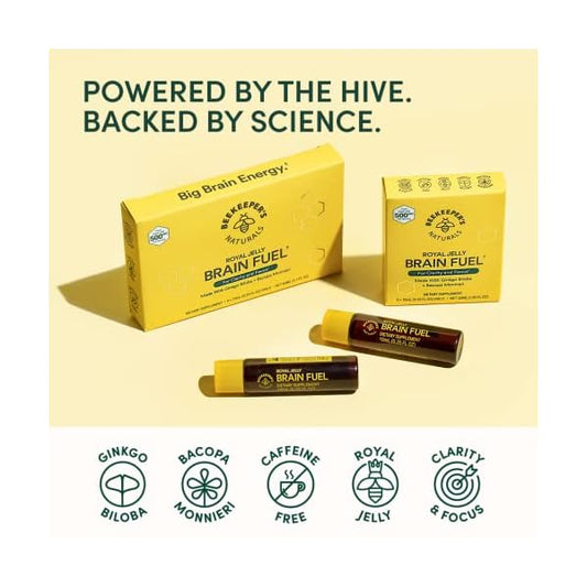 BEEKEEPER'S NATURALS ROYAL JELLY BRAIN FUEL