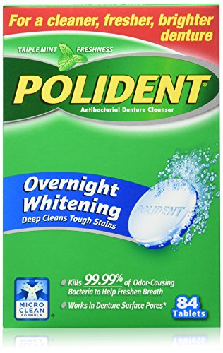 POLIDENT OVN WHTG TB 84 TRP/MNT