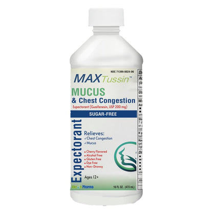 MAX TUSSIN MCS&CHST 200MG-10ML EXP 236ML