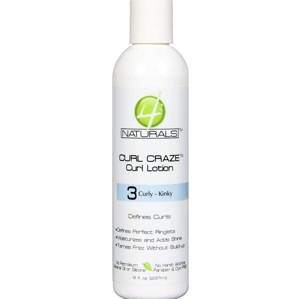 4 NATURALS CURLY CRAZE LOTN 8OZ