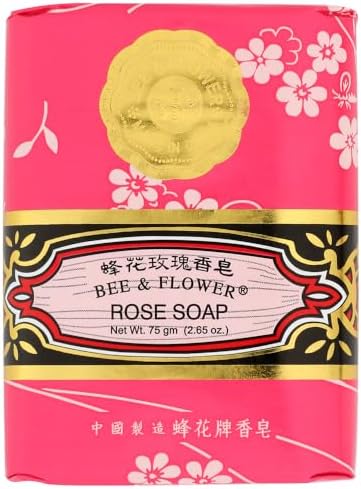 BEE & FLOWER SOAP,ROSE