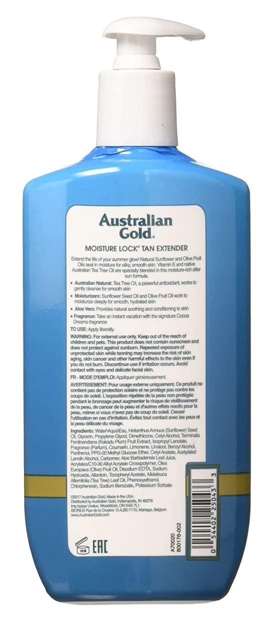 Australian Gold Moist Lock Tan Extender 16oz Pump