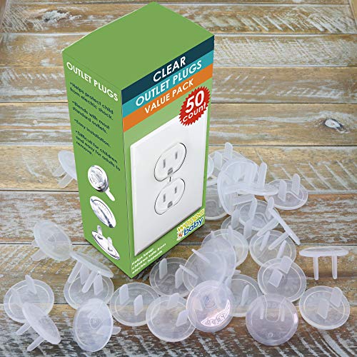 GE CLEAR SAFETY OUTLET COVERS