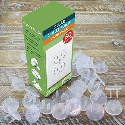 GE CLEAR SAFETY OUTLET COVERS