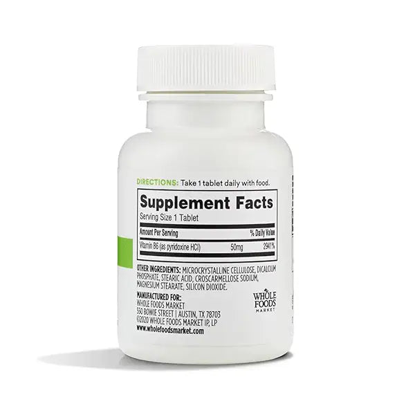 VITAMIN B6 50MG TAB 50 (5X10) UD